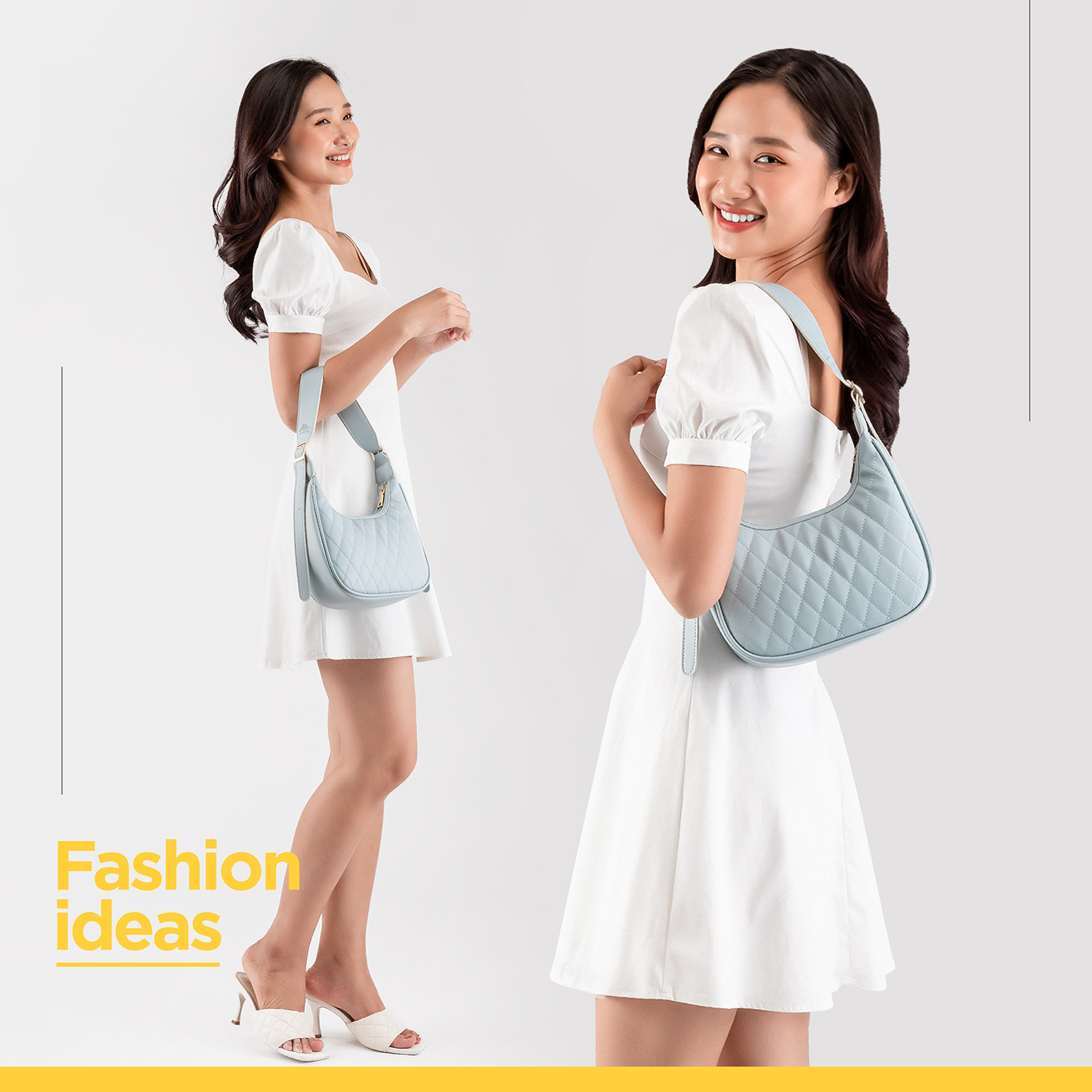 Túi Lata ( Thời trang nữ đi chơi size 27 - Túi đeo chéo da HN102 )