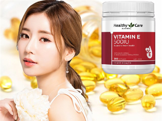 Vitamin E Úc Healthy Care 500IU Hỗ trợ hệ thống tim mạch khỏe mạnh, giúp làm đẹp da, mượt tóc và làm chậm quá trình lão hóa - OZ Slim Store