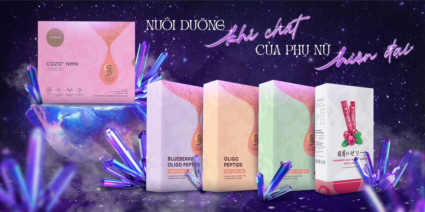 Thạch Giúp Cân Bằng Và Ngăn Nhiễm Trùng Đường Tiết Niệu COZO Cranberry Jelly Chiết Xuất Nam Việt Quất Và Elderberry, Tăng Khả Năng Miễn Dịch