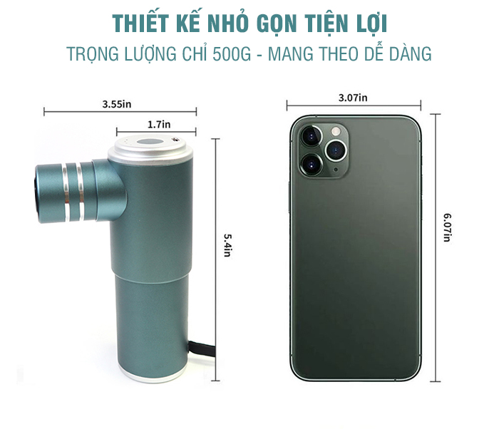 Súng mát xa thư giãn cơ bắp Booster Pocket MINI