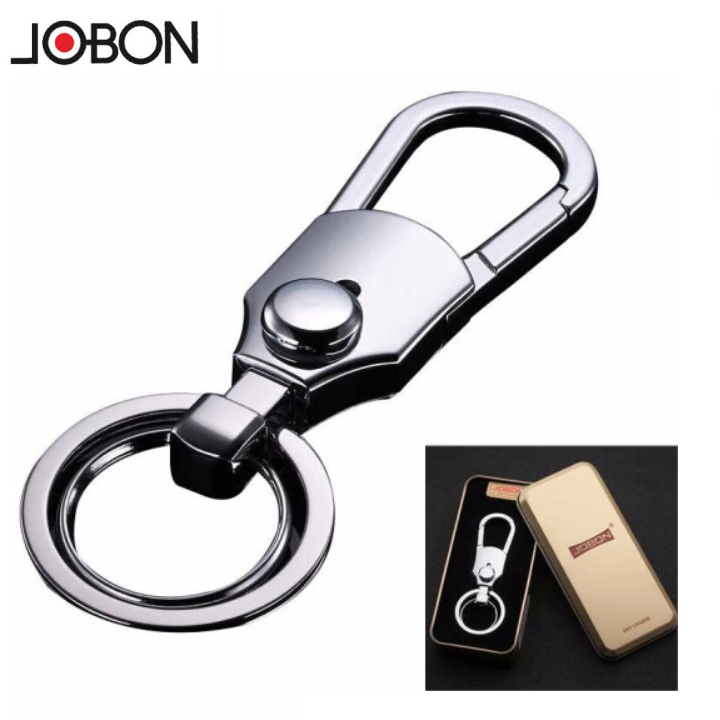 Móc treo chìa khóa cao cấp ô tô, xe máy, gia đình thương hiệu Jobon ZB-098 - Hàng Chính Hãng