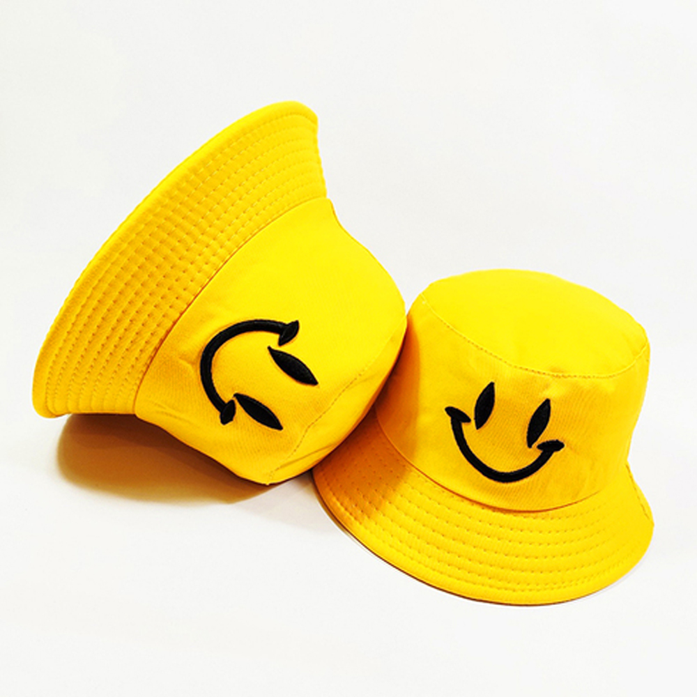 Nón bucket mặt cười Unisex siêu dễ thương, mang phong cách vui vẻ mới - Hạnh Dương