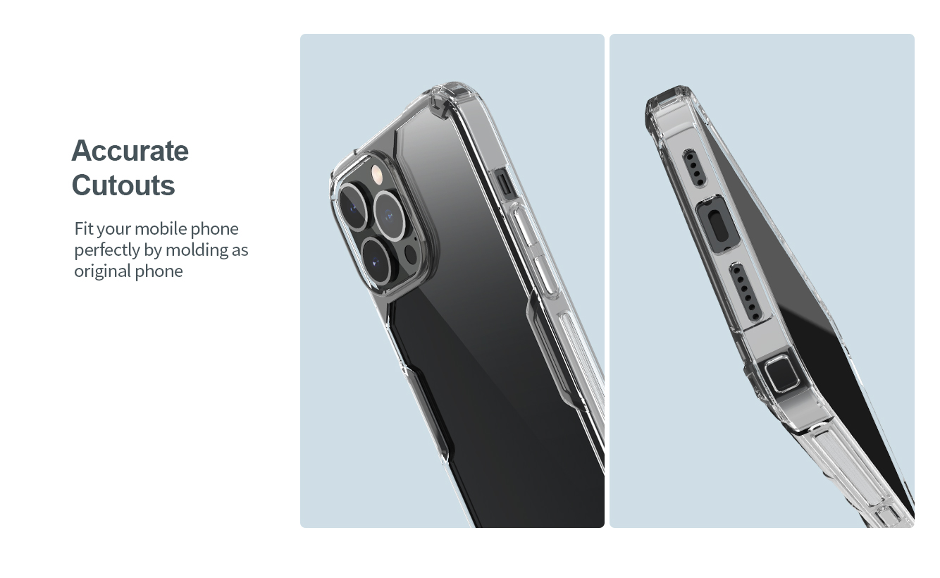Ốp Lưng  dành cho iPhone 14 / 14 Plus/ 14 Pro / 14 ProMax Nillkin Nature TPU Pro- Hàng Chính Hãng