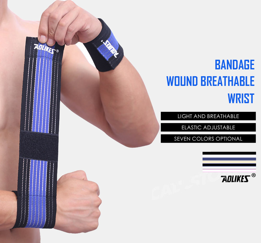 Băng Quấn Cổ Tay Đàn Hồi Hỗ Trợ Khớp Cổ Tay Khi Chơi Thể Thao Sports Bandage AOLIKES YE-1535