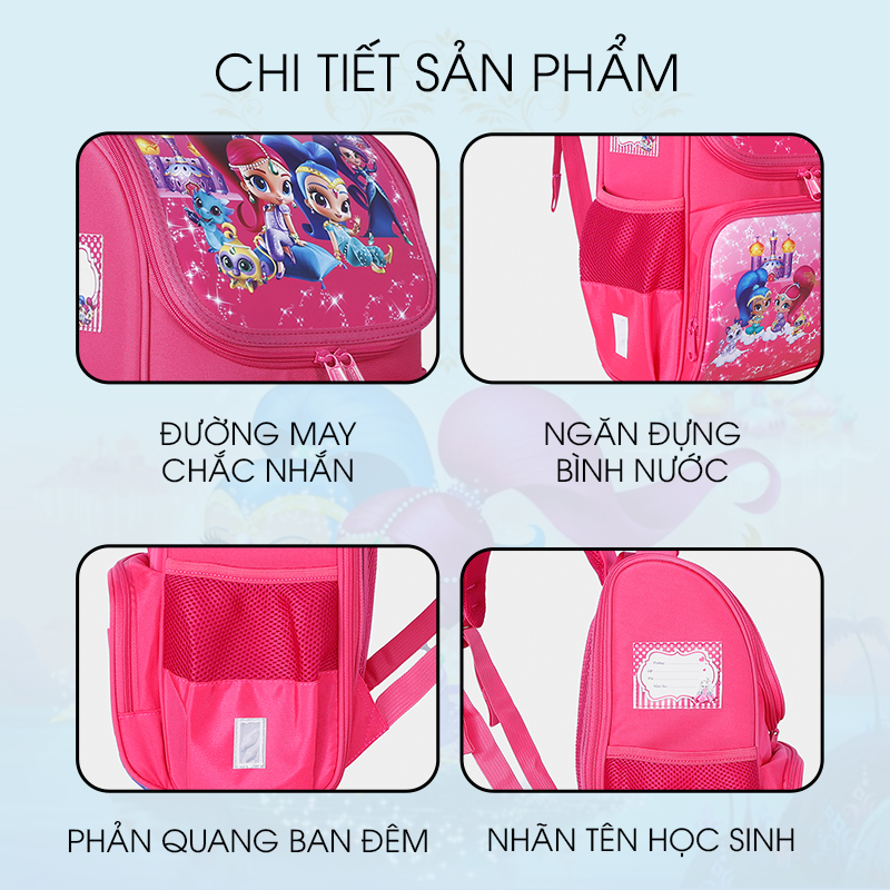 Cặp học sinh chống gù cho bé gái - Chính hãng Miti- Đa dạng hình dáng - C11001_221919 2