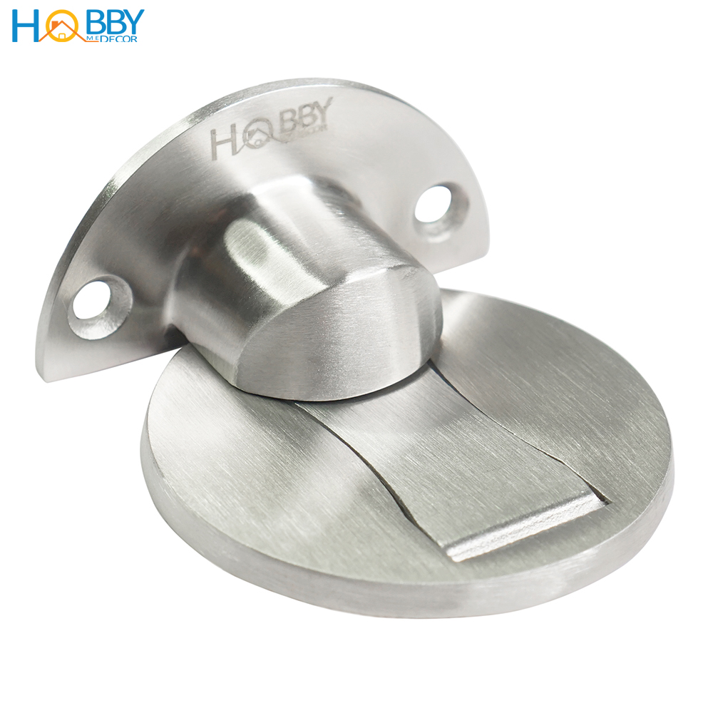 Chặn cửa đế dẹp nam châm hít chặn inox 304 Hobby home decor CC2