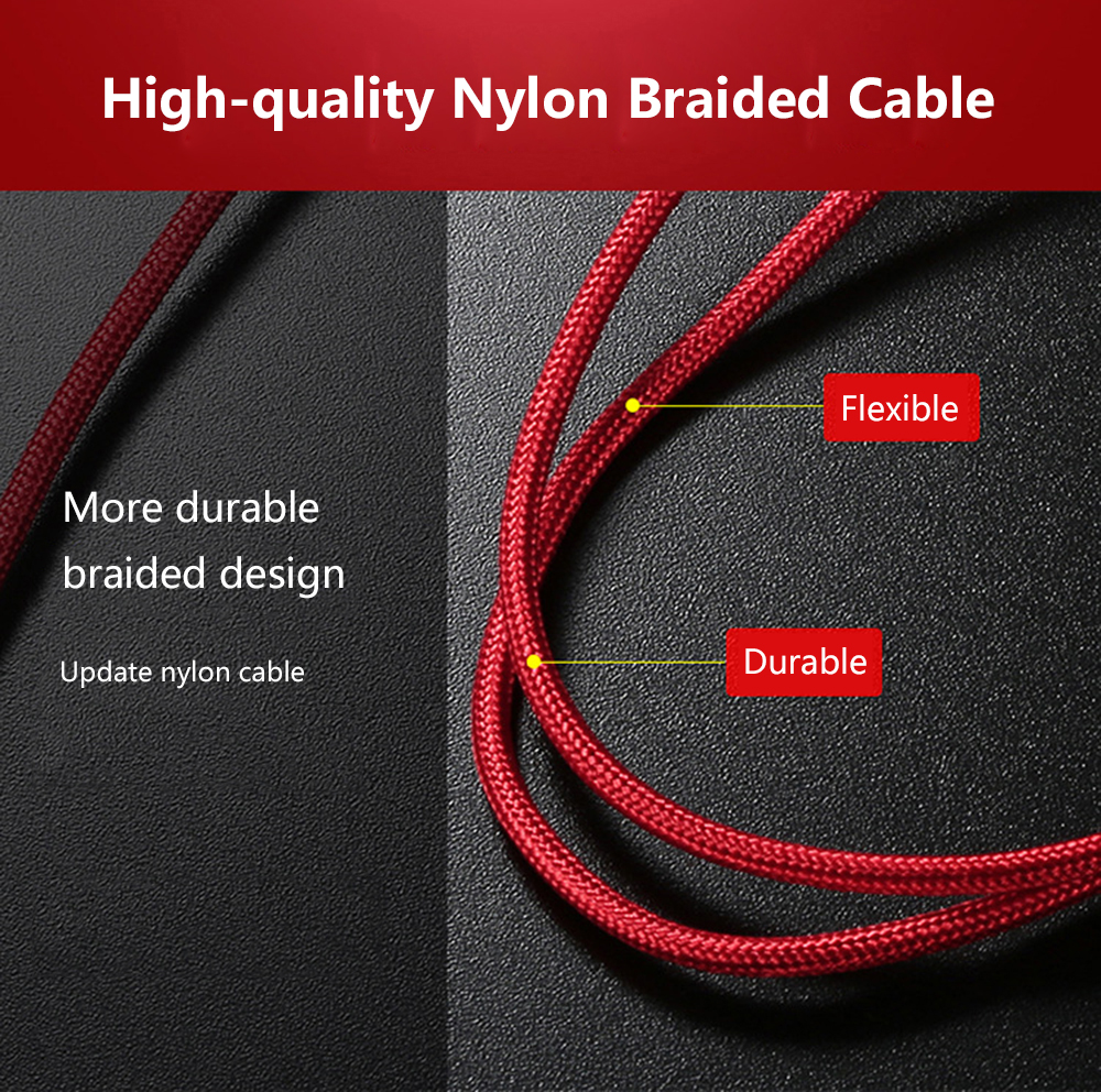 Cáp Sạc USB Type-C 3 Trong 1 Hỗ Trợ Sạc Nhanh