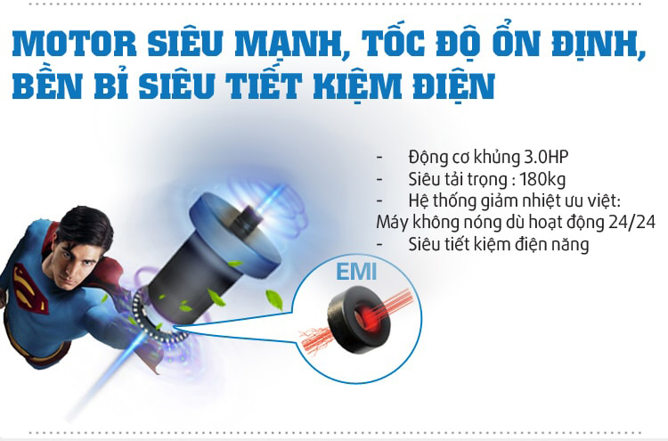 Máy Chạy Điện OMA-3120Cam - Hàng Chính Hãng
