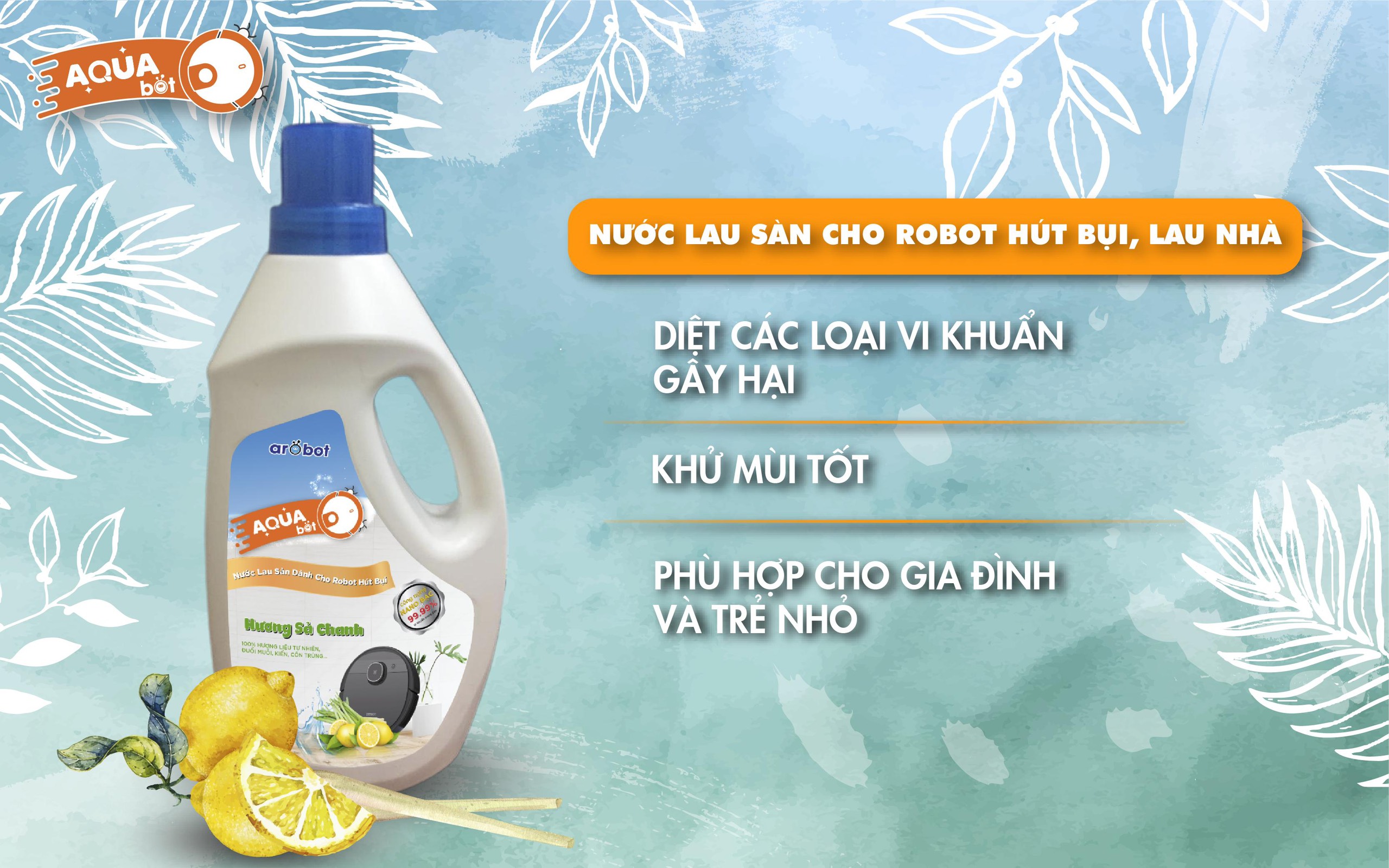 aquabot nước lau sàn