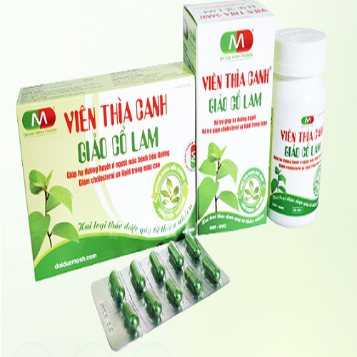 Thực phẩm chức năng Viên Thìa Canh Giảo Cổ Lam Đại Đức Mạnh - Hỗ trợ cho người mắc bệnh tiểu đường, giảm Cholesterol và Lipid - Hộp 30 viên 1