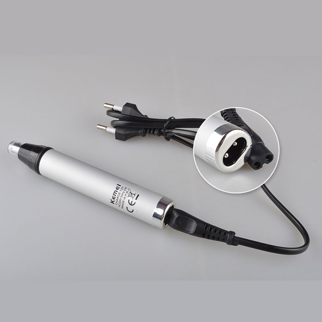 Máy Cạo Râu KM-6650 Đa Năng 4 Trong 1 Tích Hợp Pin 1400 mAh Công Suất 3W Kiêm Tông Đơ Cắt Tóc & Máy Tỉa Lông Mũi -HÀNG CHÍNH HÃNG