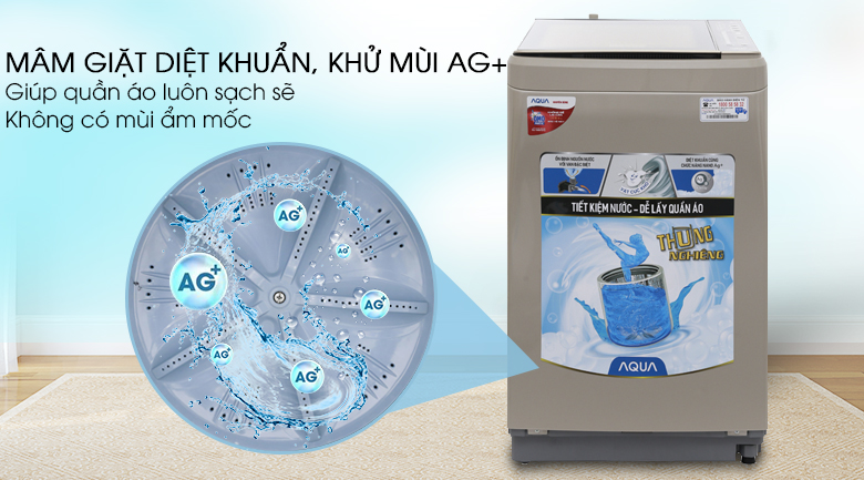 Máy Giặt Cửa Trên Aqua AQW-F800BT-N (8kg)