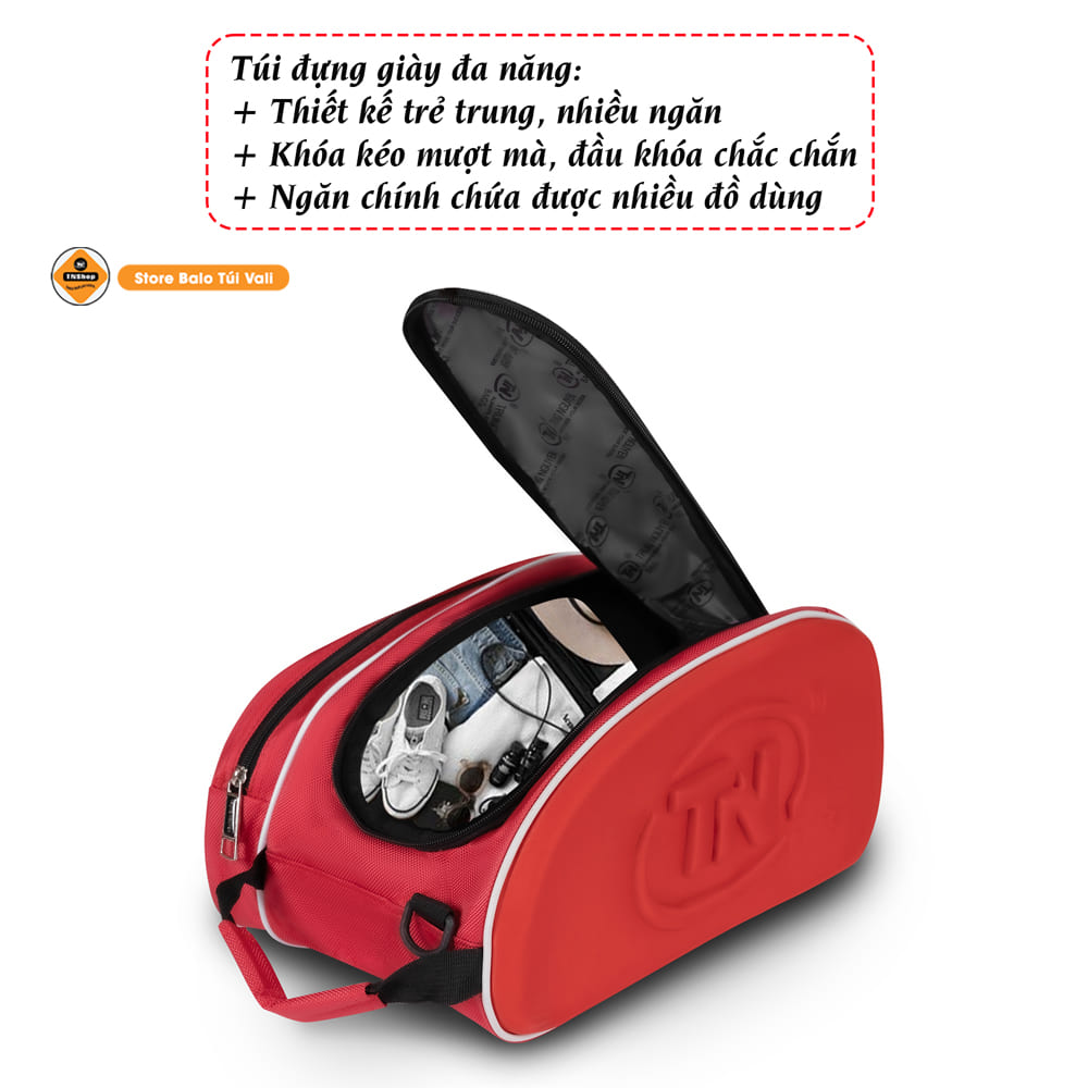 Túi Giày Thể Thao TNBags TN.B 9002 – Chống Nước, 2 Ngăn, Phù Hợp Gym, Đá Banh, Unisex!
