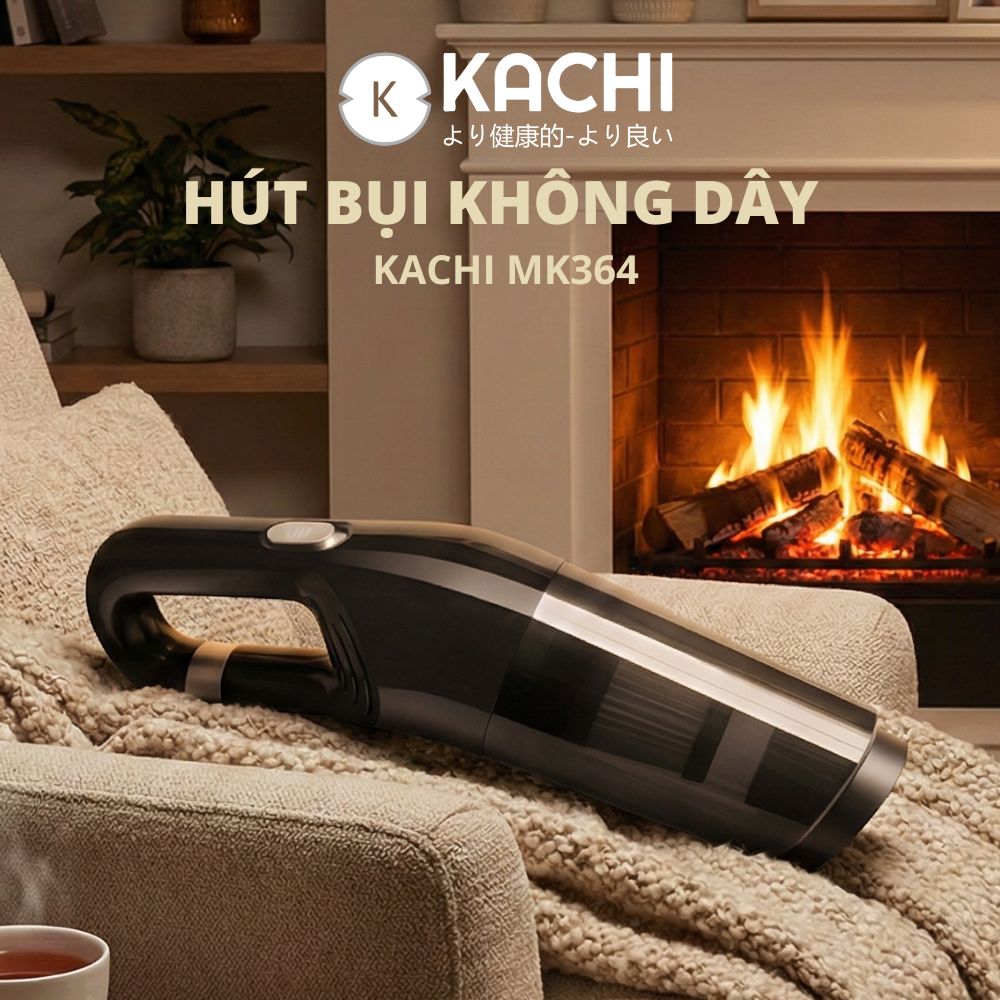 Máy Hút Bụi Không Dây Kachi Mk364 pin 3600mAh - Hàng chính hãng