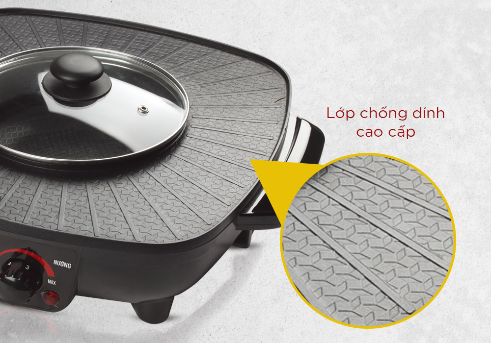 Nồi Lẩu Nướng Đa Năng Magic A-25 - Hàng Chính Hãng