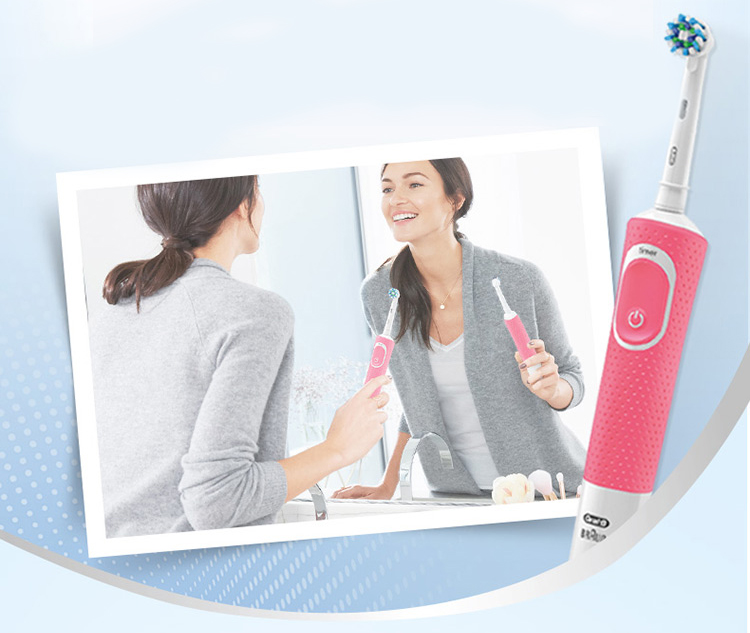 Braun Oral B (Oral-B) electric toothbrush adult 2D sonic vibration (with brush head * 2) fresh blue D100 Braun Oral B (Oral-B) electric toothbrush adult 2D sonic vibration (with brush head * 2) fresh blue D100