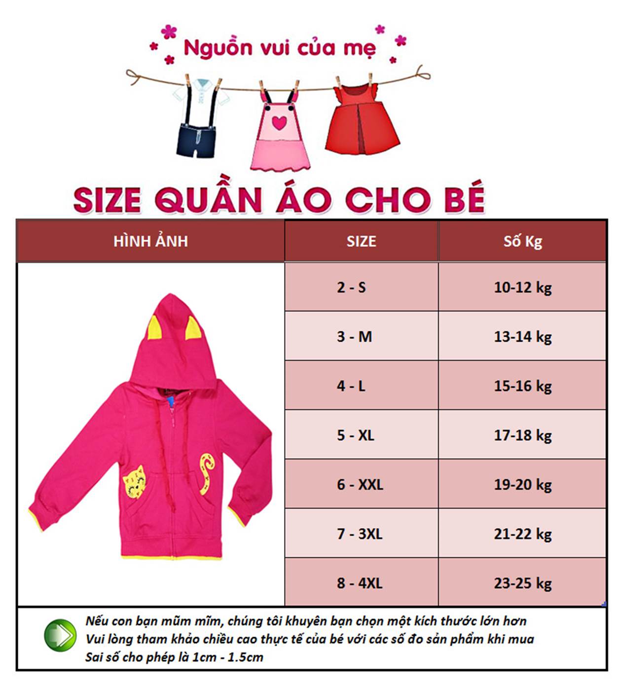 Áo khoác da cá bé gái khóa kéo có mũ cho bé 12-26kg