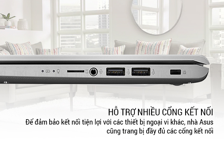 Laptop Asus Vivobook X509FJ-EJ158T Core i7-8565U/ MX230 2GB/ Win10 (15.6 FHD) - Silver - Hàng Chính Hãng