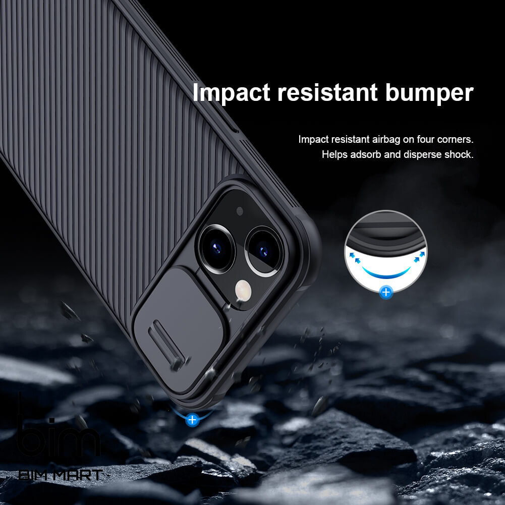 Ốp Nillkin Camshield bảo vệ Camera cho iPhone 13 - Hàng nhập khẩu