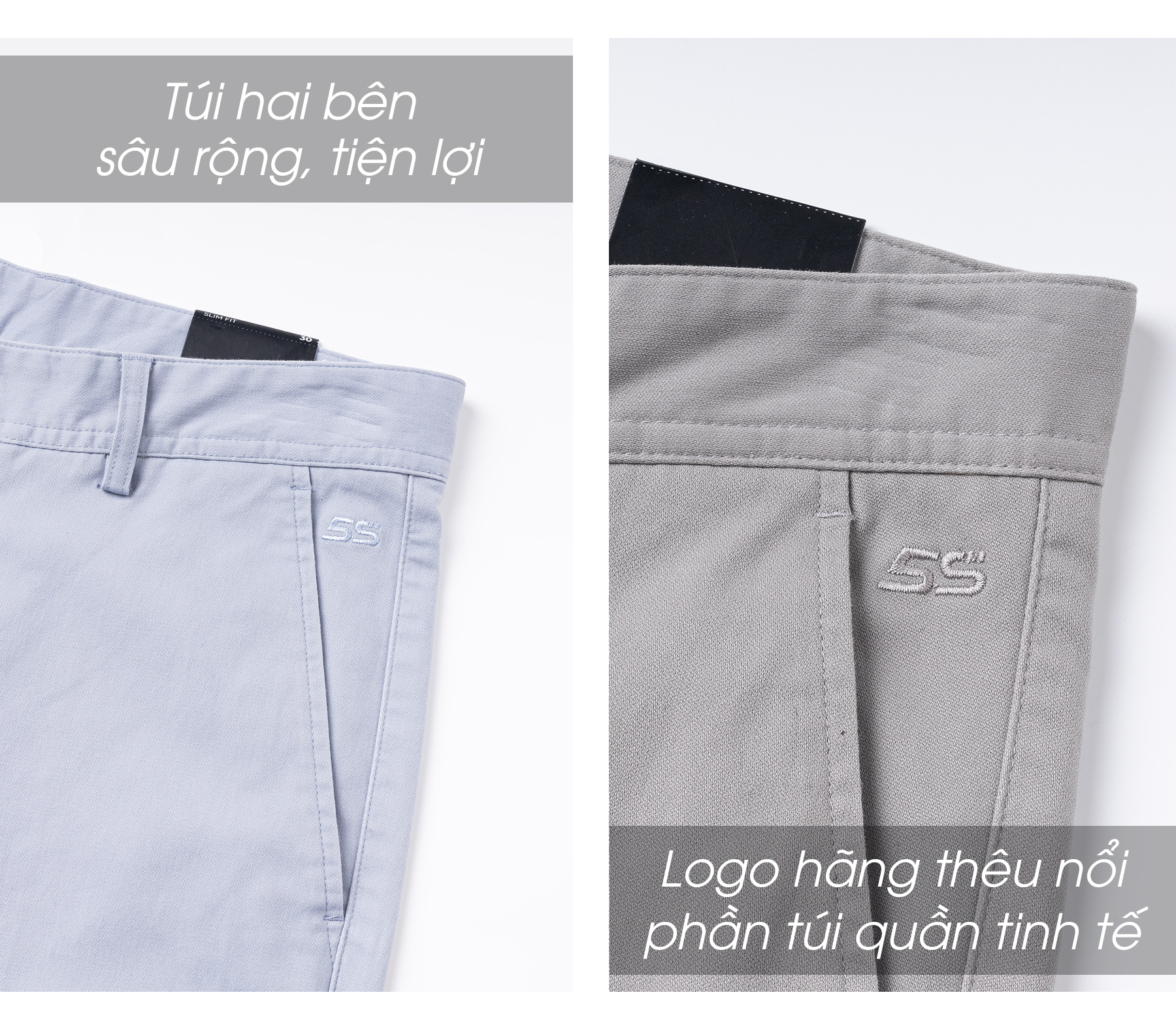 Quần Dài Kaki Nam 5S Premium, Chất Liệu Cotton Cao Cấp, Mềm Mịn, Giữ Phom, Thiết Kế Basic, Lịch Sự (QKD23003)