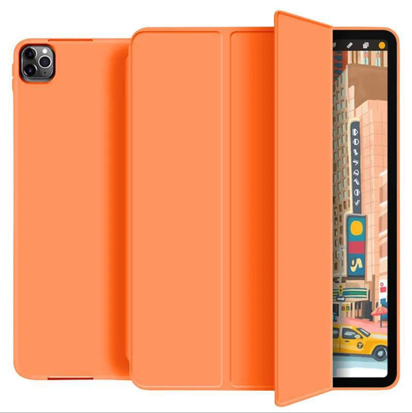 Bao da smart cover silicon ốp ipad silicon có khe cài bút dành cho Ipad 9.7 inch, ipad 10.2, 10.5, 10.9 inch, Ipad pro 11 inch, Ipad 12.9 inch