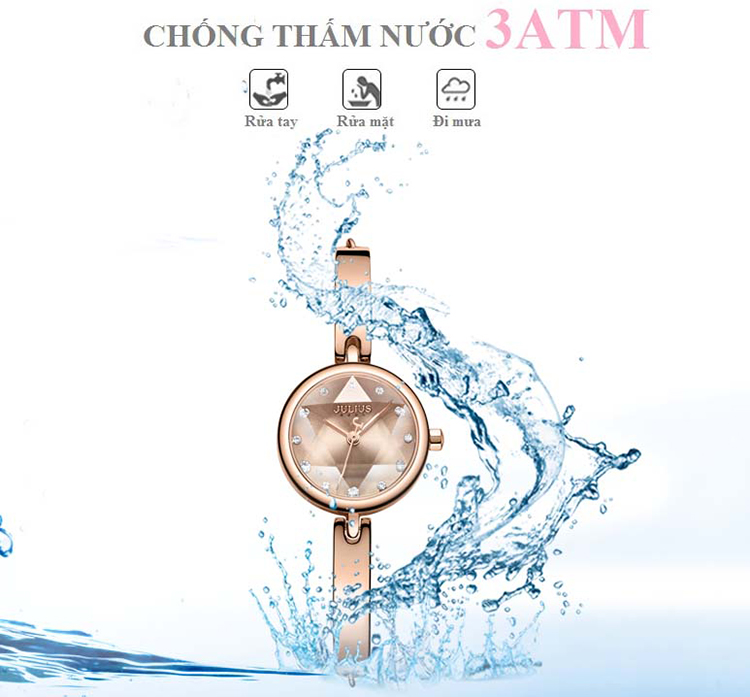 Đồng hồ nữ Julius JA-1126C (Đồng)