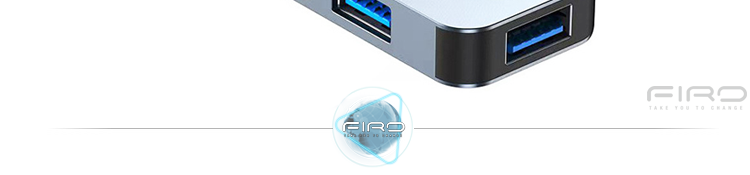 HUB Type C FIRO và HUB USB 3.0 FIRO 4 in 1 to USB 3.0, USB Type C - Bộ Chia USB 3.0 FIRO - Hub FIRO - Hàng Chính Hãng FIRO