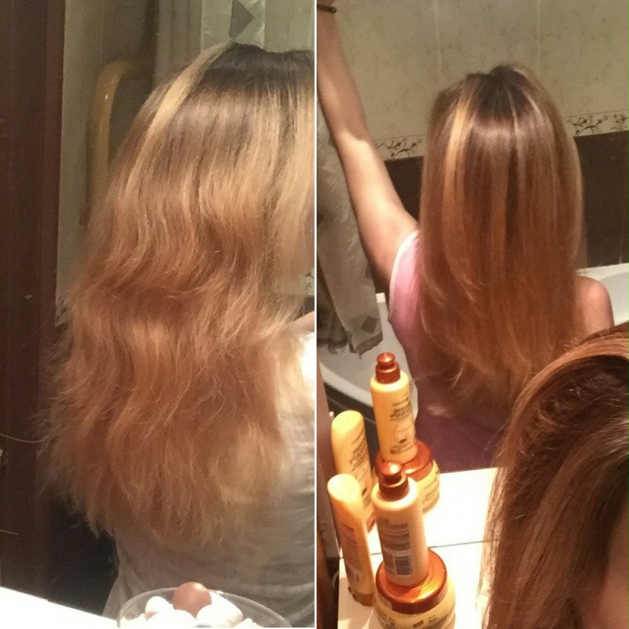 review kem u toc sieu muot garnier