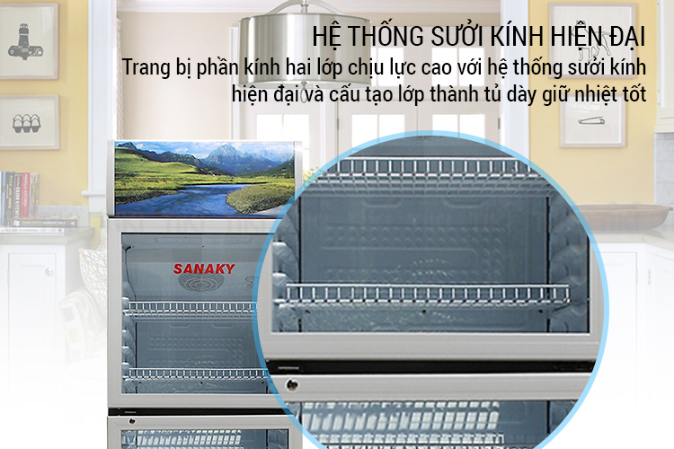 Tủ Mát Sanaky VH-408W3 (340L) - Hàng Chính Hãng