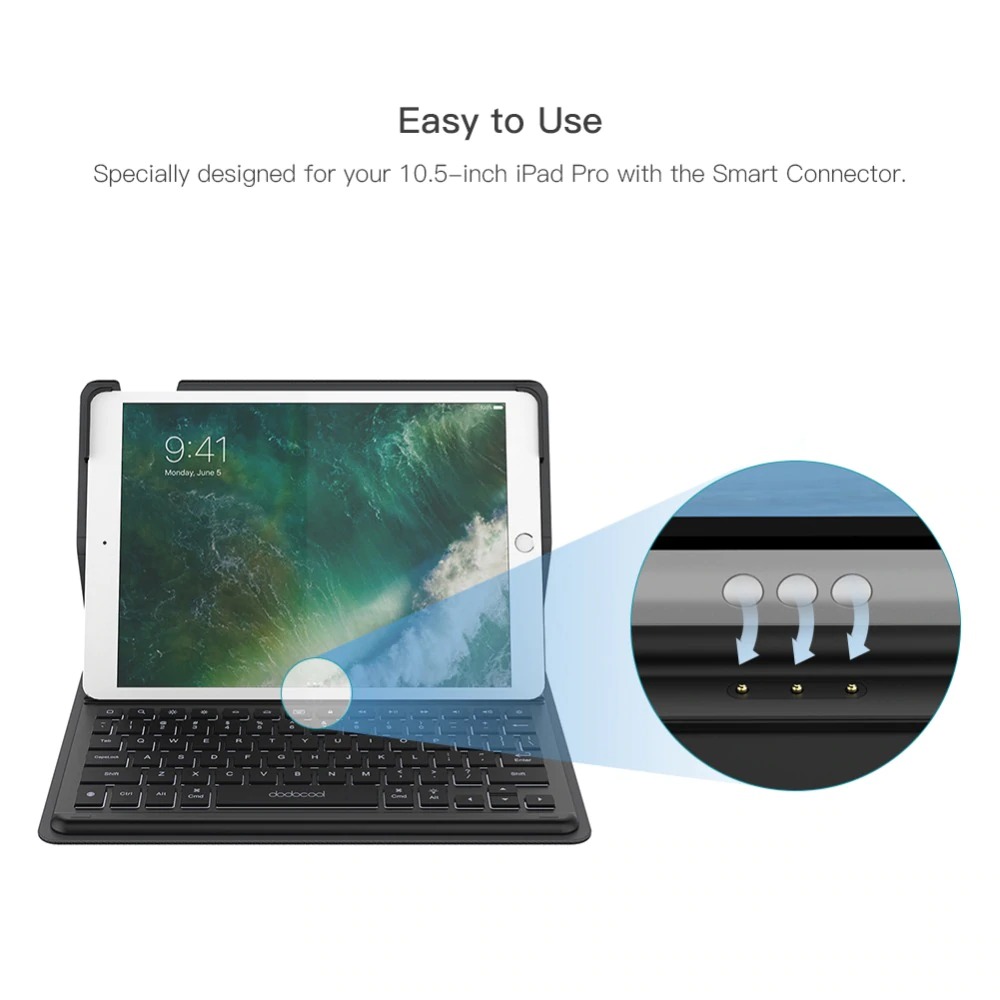 Bàn Phím Thông Minh Dodocool Cho iPad Air 10.5 inch