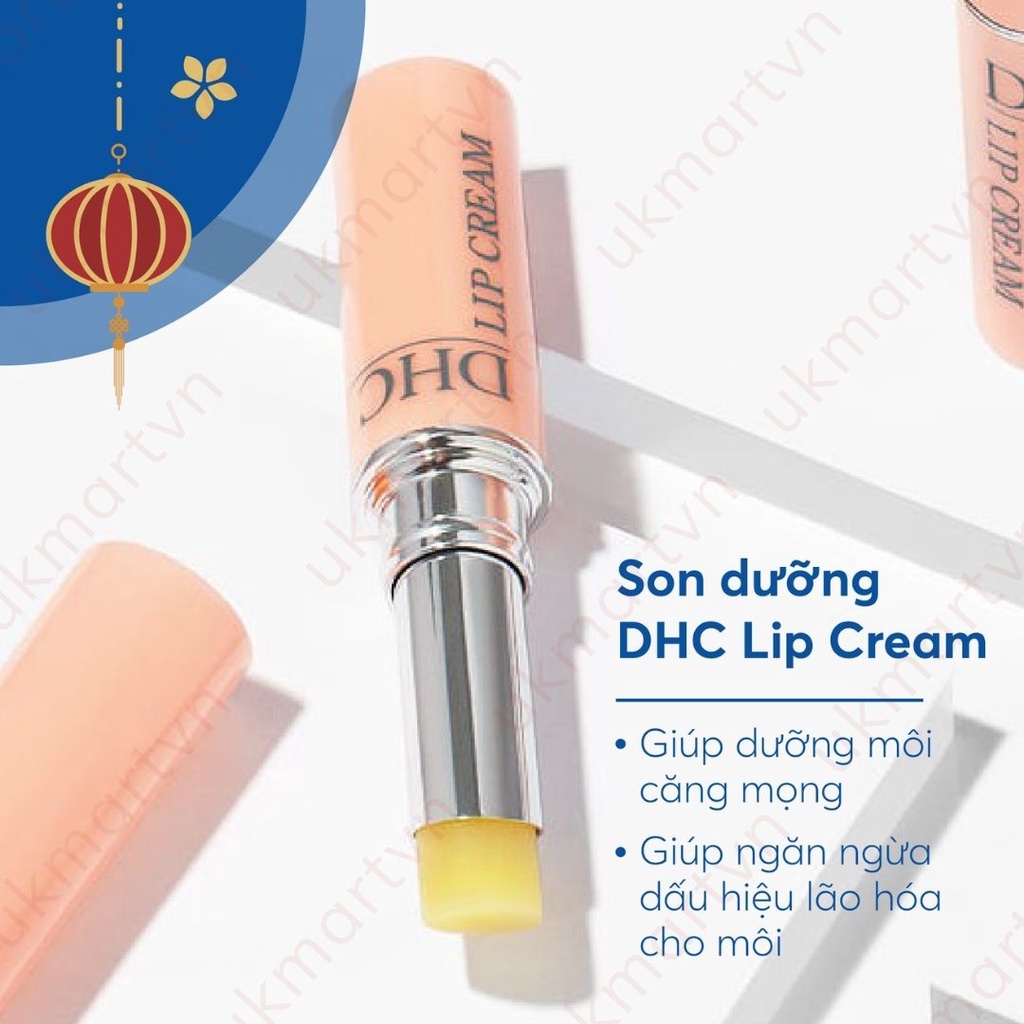 Son dưỡng môi DHC Lip Cream dưỡng ẩm, làm mềm môi 1,5g