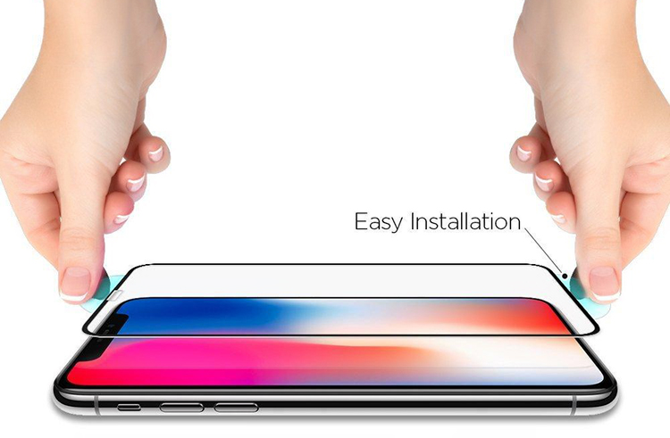 Kính Cường Lực Spigen Full Màn Hình iPhone Xs Max