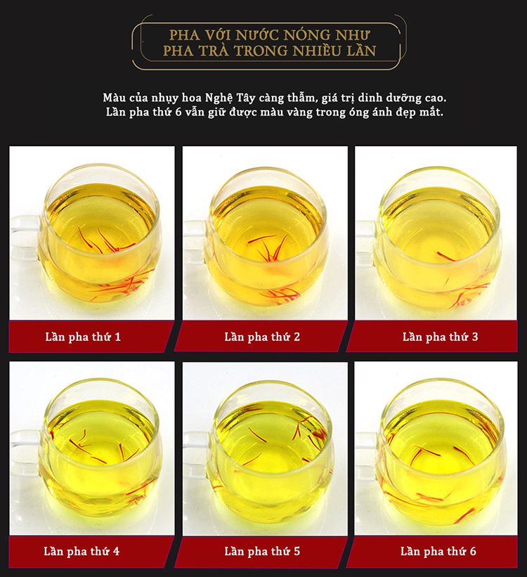 Saffron Shyam Gazelle (1g) - Tặng 1 Hộp Hoa Hồng Korea Detox, Thanh Nhiệt