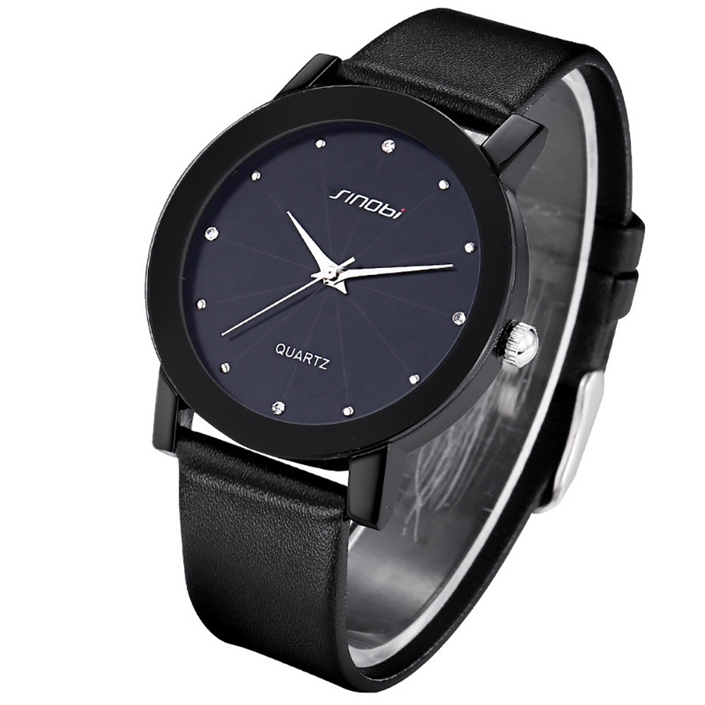 Đồng Hồ Nam Dây Da Sinobi 98KN1 1