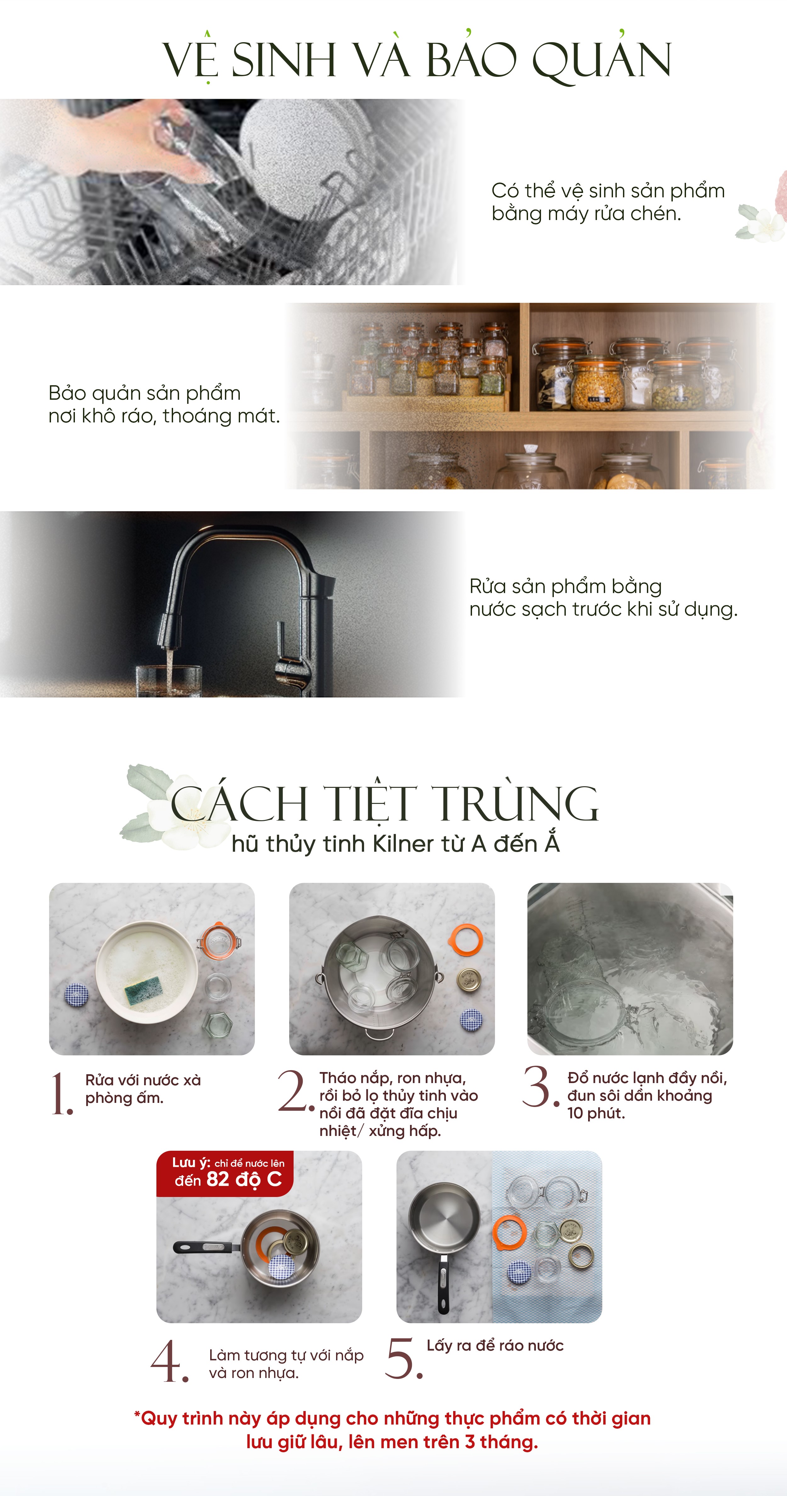Kilner Hũ Thủy Tinh Tròn/ Vuông/Vát Cạnh - Nhiều Kích Cỡ