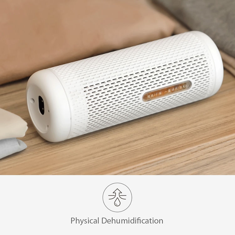Xiaomi Deerma Electric Air Dehumidifier Smart Mini Recyclable Air Dryer Drying Dehumidifier Moisture Absorbers For Home - White