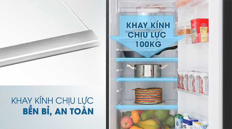 Tủ Lạnh Inverter Toshiba GR-B31VU-UKG (253L) - Hàng Chính Hãng