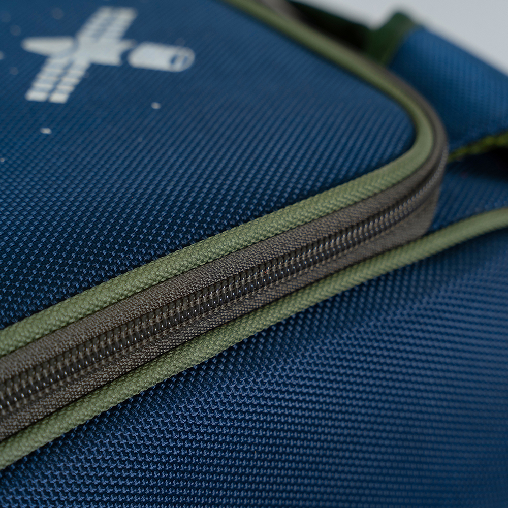 Balo học sinh chống gù cao cấp Xbags Universe xanh – Balo học sinh tiểu học siêu nhẹ nhiều ngăn đệm lưng êm ái họa tiết vũ trụ XB3104