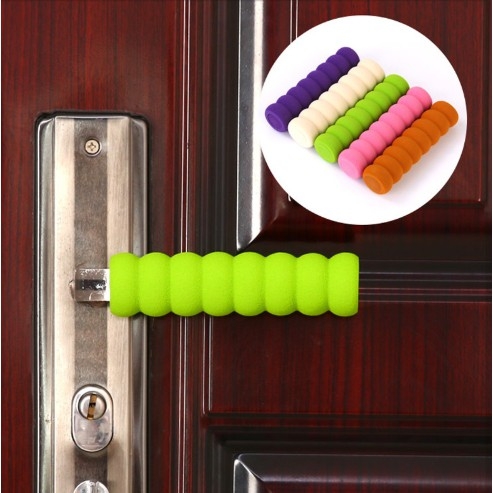 Miếng bọc tay nắm cửa đa năng bằng mút xốp bọt biển chống va chạm, an toàn và bảo vệ nhà cửa hiệu quả (giao màu ngẫu nhiên)