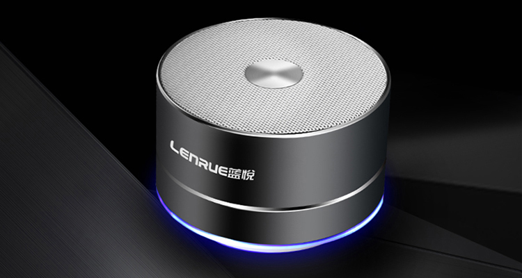 Loa Bluetooth Mini LEnRuE A2 (500mAh) - Vàng