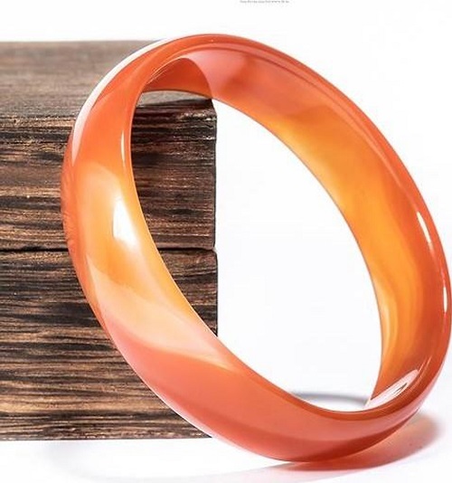 Vòng Tay Cẩm Thạch, Đá Chalcedony tự nhiên Miến Điện, đẹp long lanh