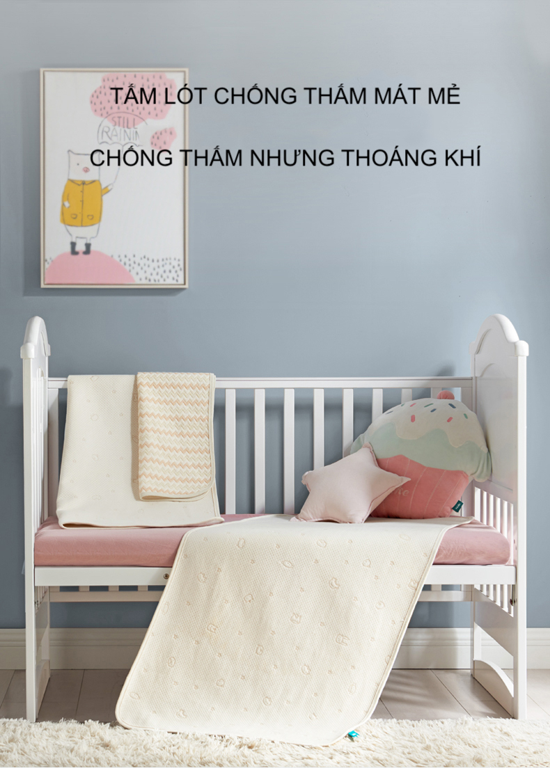 Tấm Lót Chống Thấm Bằng Cotton Hút Và Giữ Nước Không Tràn Ra Ngoài Sử Dụng Cho Cả 4 Mùa 1