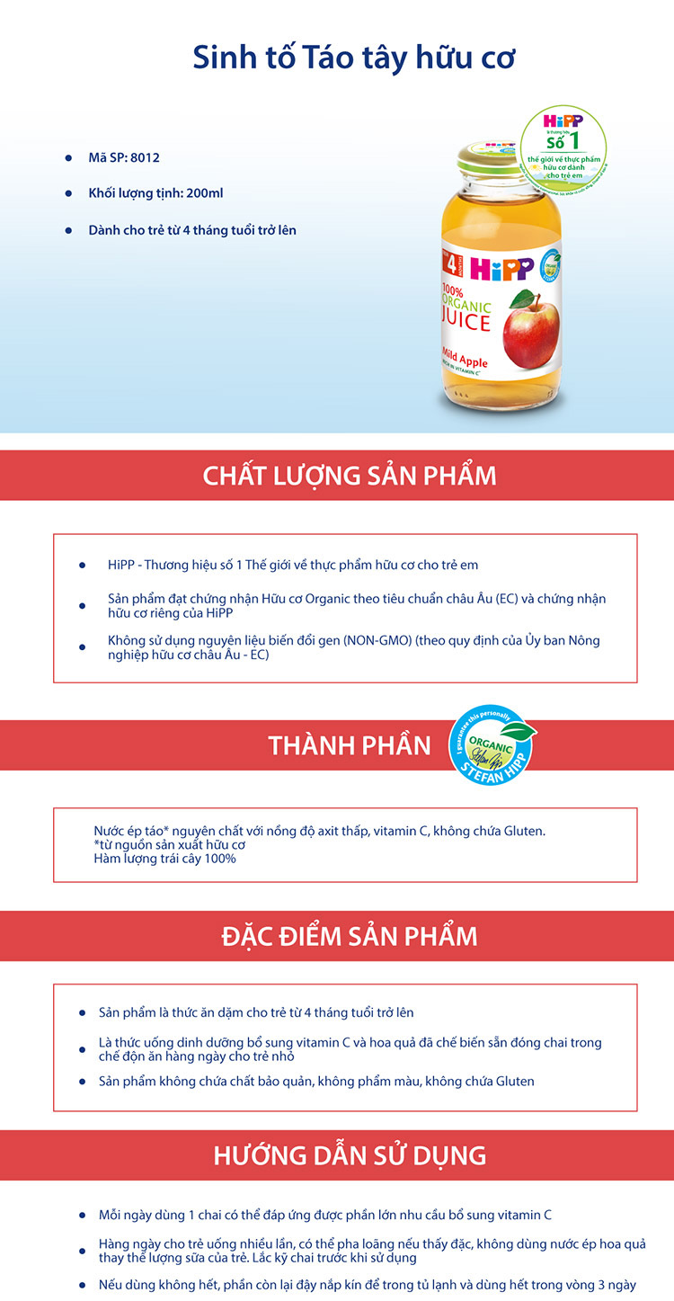 Combo 4 Sinh Tố Táo Tây - Mận Tây - Táo Dứa Chuối - Táo Tây