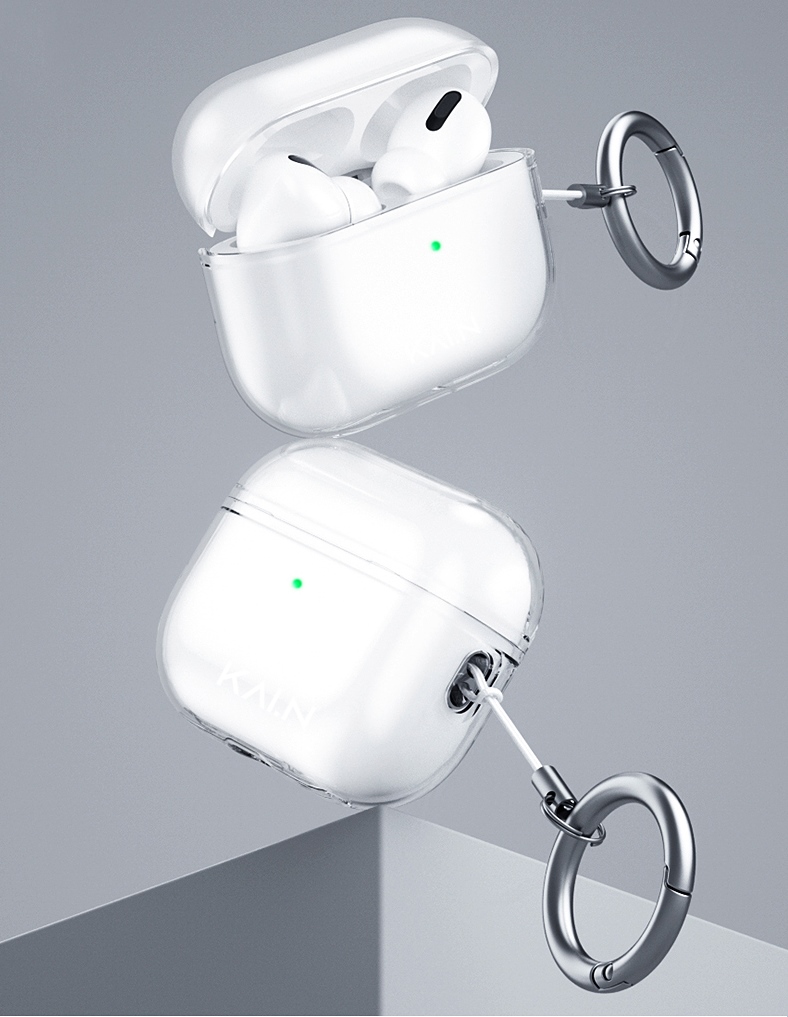 Case Ốp Cho Airpods PRO 2 (2022) Kai.N Ultra Clear Trong Suốt Kèm Móc Treo_ Hàng chính hãng