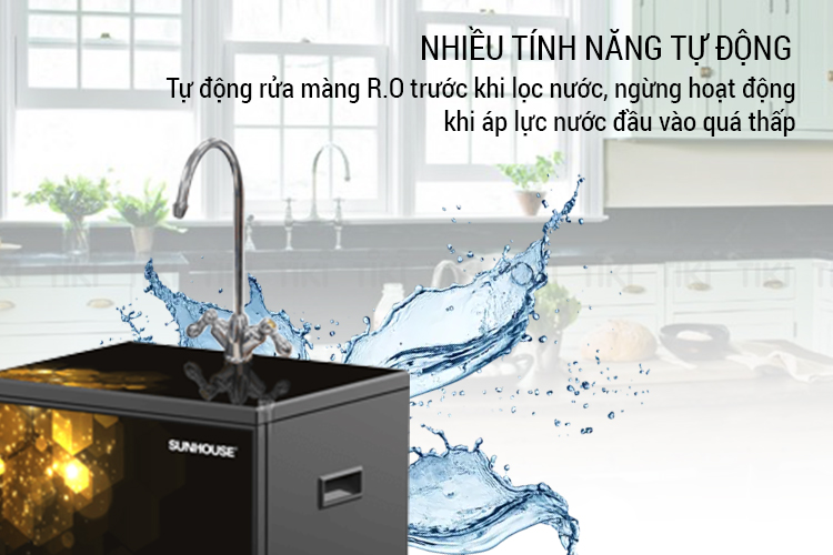 Máy Lọc Nước R.O 10 Lõi Sunhouse SHA88118K - Hàng Chính Hãng