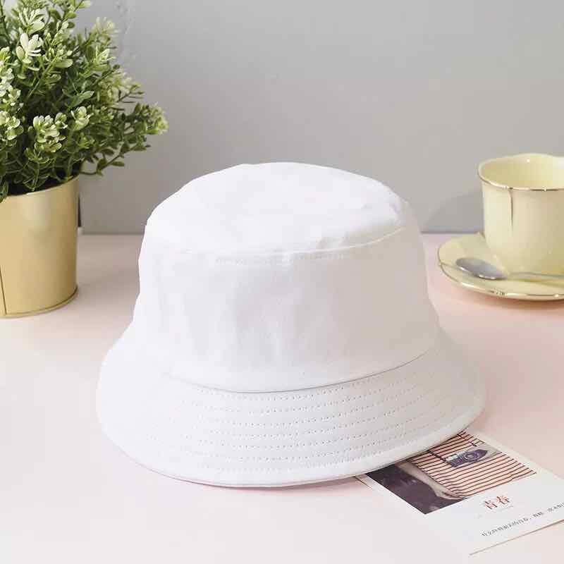 Mũ rộng vành trơn đơn giản dễ phối đồ, vành rộng chống nắng, chất liệu vải mềm mại, thoải mái - Hạnh Dương