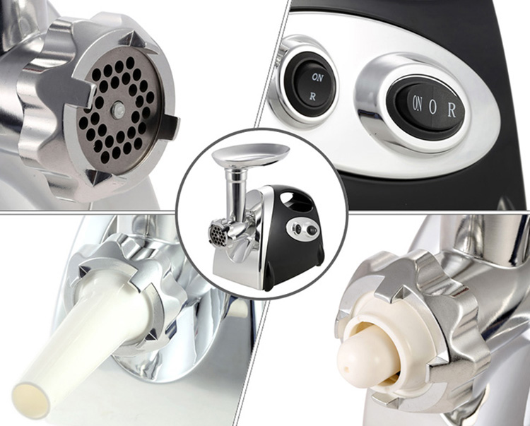 100-120V Brand New 300W Electric Meat Grinder Aluminium Alloy Household or Commercial Sausage Maker Meats Mincer Food