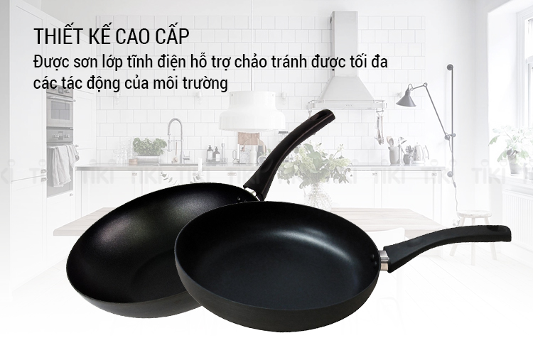 Chảo chống dính hợp kim nhôm oxy hóa cứng Supor F10A