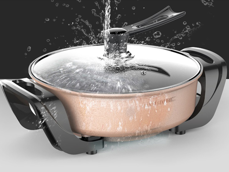 Liven electric hot pot shabu-shabu multi-function household electric cooker electric skillet HG-301AY