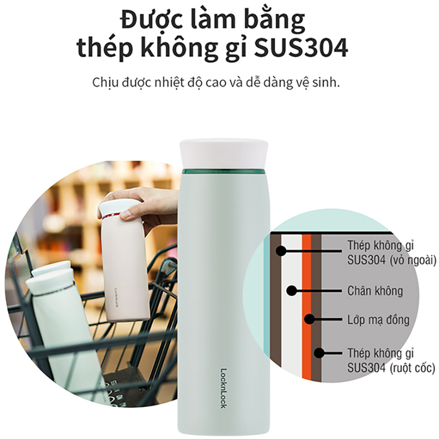 Bình giữ nhiệt LocknLock Feather Light Ring 460ml